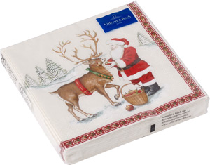 SERVÍTKY, SANTA SO SOBOM, WINTER SPECIALS 33 X 33CM